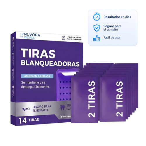 Nuvora™ Tiras Blanquedoras Dentales